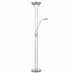 AMAZON LED UPLIGHT VLOERLAMP 180 MAT STAAL