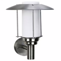 Albert Buitenverlichting wandlamp RVS Lantern 690237