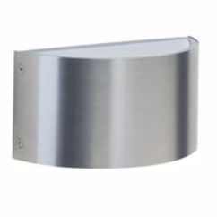Albert RVS buitenlamp wandlamp Hemisph 10,5cm 696146