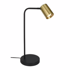 Artdelight Design tafellamp Megano zwart met goud TL MEGANO ZW-MG