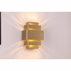 Artdelight Design wandlamp Layers brons WL LAYERS BR