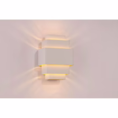 Artdelight Design wandlamp Layers wit met gouden binnenkant WL LAYERS WI-GO