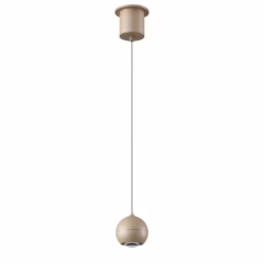 Artdelight Hanglamp bol Miami champagne Ø 10cm HL MIAMI CP