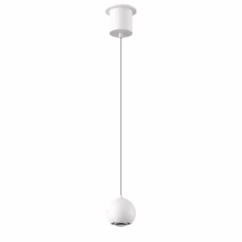 Artdelight Hanglamp bol Miami wit Ø 10cm HL MIAMI WI