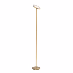Artdelight Strakke vloerlamp Novara brons VL NOVARA BR