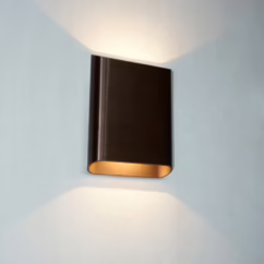Artdelight Wandlamp Diaz L Brons geborsteld WL DIAZ-L BG