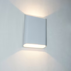 Artdelight Wandlamp Diaz L DTW Wit WL DIAZ-L-DTW WI