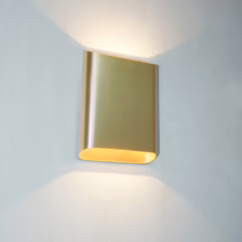 Artdelight Wandlamp Diaz L Warm goud WL DIAZ-L WG