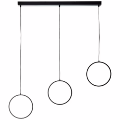 Brillaint Hanglamp Chaumont Zwart 24w