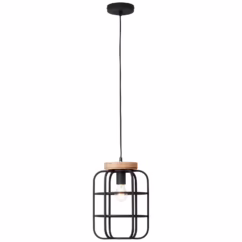 Brilliant Hanglamp Gwen Zwart ⌀25cm E27