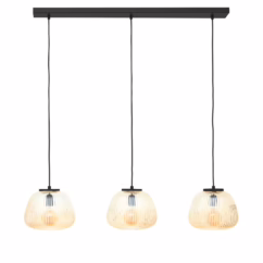 Brilliant Hanglamp Kaizen Amber 3xe27