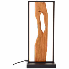 Brilliant Led tafellamp Chaumont met hout G94541/76