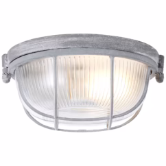 Brilliant Plafondlamp Lauren Betongrijs ⌀19cm E27