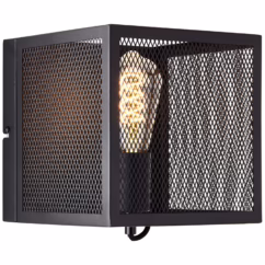 Brilliant Plafondlamp Maze Zwart E27