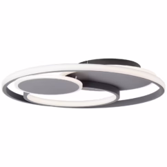 Brilliant Plafondlamp Runda ⌀50cm Led Grijs 51,5w