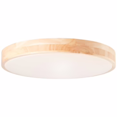 Brilliant Plafondlamp Slimline Hout ⌀49cm 60w