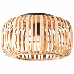 Brilliant Plafondlamp Woodrow Naturel ⌀39,5cm E27