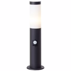 Brilliant Sokkellamp Dody Zwart E27 Met Sensor