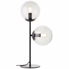 Brilliant Tafellamp Ariol Zwart 2xe14