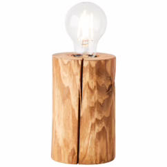 Brilliant Tafellamp Trabo Hout E27 25w