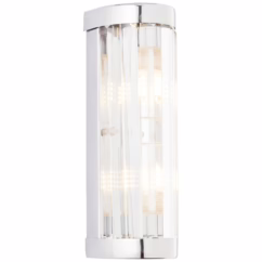 Brilliant Wandlamp Lemont Chroom 2xg9