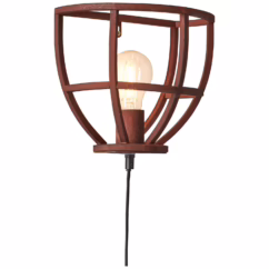 Brilliant Wandlamp Matrix Roest E27