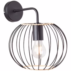 Brilliant Wandlamp Silemia Rotan E27