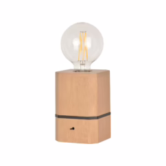 Corep Tafellamp Wood Naturel E27