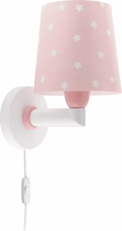 Dalber Kinderkamer wandlamp Star Light soft roze 82219S
