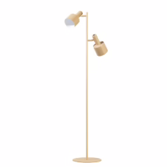 ETH Design vloerlamp Sledge 2-lichts zand bruin 05-VL8387-59