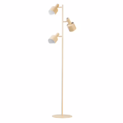 ETH Design vloerlamp Sledge 3-lichts zand bruin 05-VL8388-59