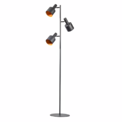 ETH Design vloerlamp Sledge 3-lichts zwart 05-VL8388-30
