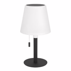 Eglo Design tafellamp Montapalma zwart met wit kegel 75889