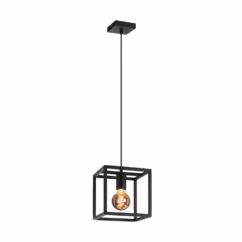 Eglo Hanglamp Blackcrown Zwart E27