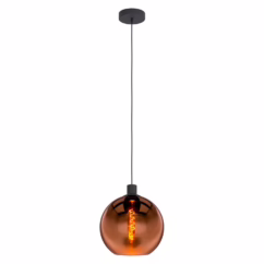 Eglo Hanglamp Cesenatico Glas Koper ⌀40cm E27