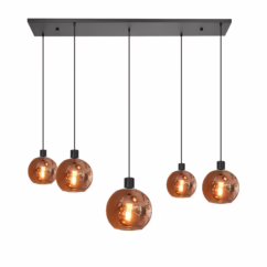 Eglo Hanglamp Cesenatico Koper 5xe27