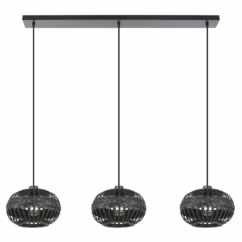 Eglo Hanglamp Towcester Zwart 3xe27