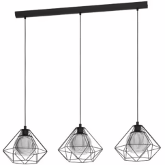 Eglo Hanglamp Vernham Zwart 3xe27