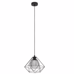 Eglo Hanglamp Vernham Zwart ⌀32,5cm E27