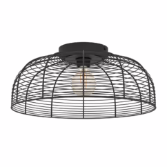Eglo Plafondlamp Derwen Zwart ⌀45cm E27