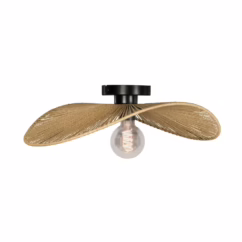 Eglo Plafondlamp Siruela Zwart Natuur ⌀40cm E27