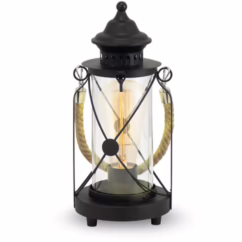 Eglo Tafellamp Bradford Zwart 60w