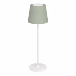 Eglo Tafellamp Leonero wit met groen stof 75936