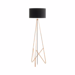 Eglo Vloerlamp Camporale Zwart Koper ⌀45cm E27