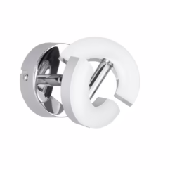 Fischer & Honsel Chromen led wandlamp Donut 30511