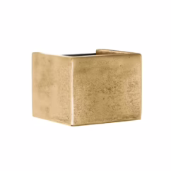 Fischer & Honsel Gouden wandlamp Cog 12cm x 10cm 30582