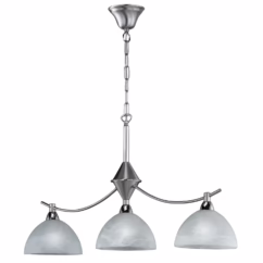 Fischer & Honsel Hanglamp Amsterdam 3xe14 Nikkel