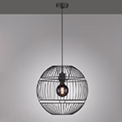 Fischer & Honsel Hanglamp Drops Zwart ⌀38cm E27 40w