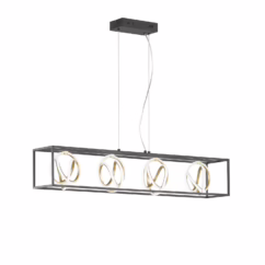 Fischer & Honsel Hanglamp Gisi Led 60w