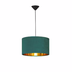 Fischer & Honsel Hanglamp Groen Fluweel E27 40w
